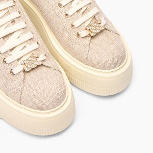 CASADEI Nexus Jutalux Platform Sneakers Size 36